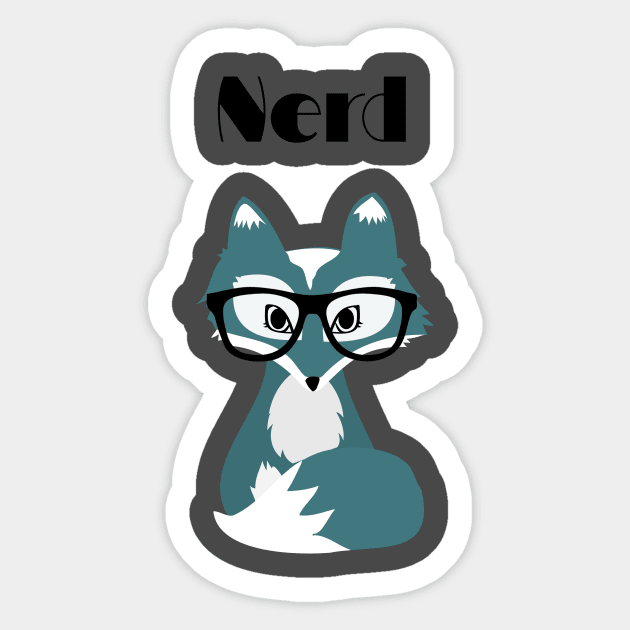 Foxy Nerd Sticker by vgreen